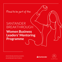 Santander mentoring logo.